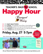 Teacher happy hour