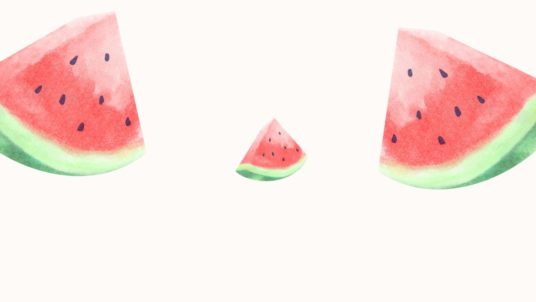 One in a Melon Summer Watermelon 1st Birthday Invitation 2