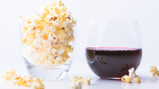 Pop corn wine event photo